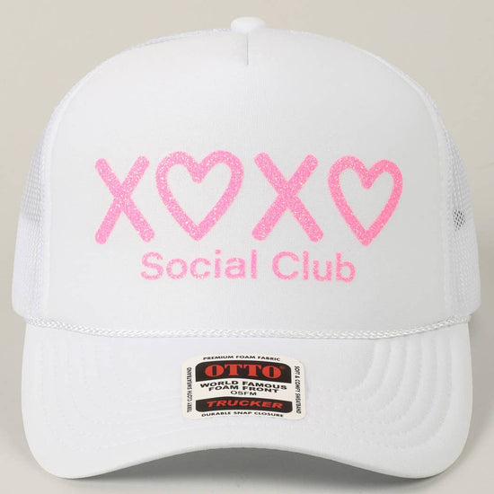 Heart XOXO Trucker Hat