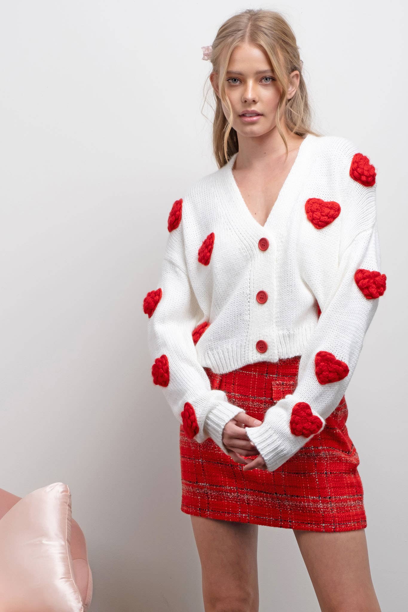 Cupid's Knit Button Down Cardigan