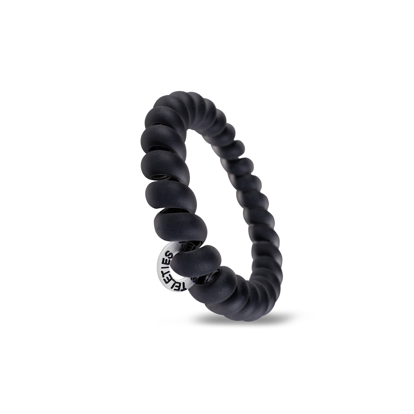 Spiral Hair Coils | Large | Matte Black Hair Ties