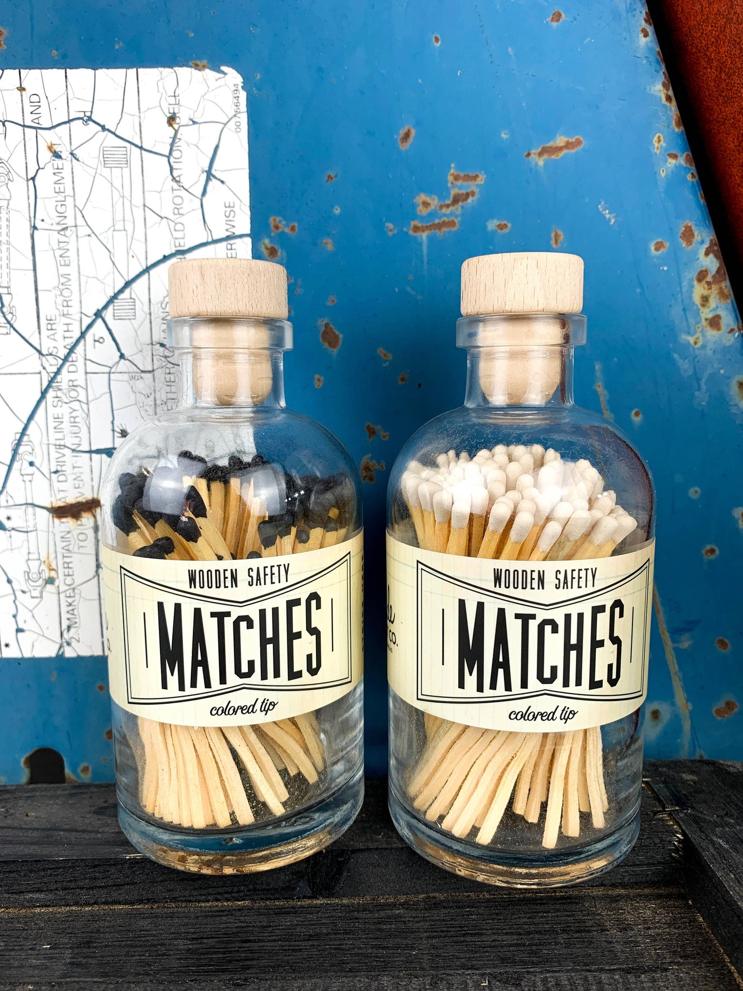 Vintage Apothecary White Matches - HERS