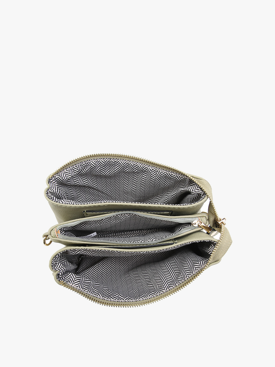 Riley Lizard Crossbody/Wristlet