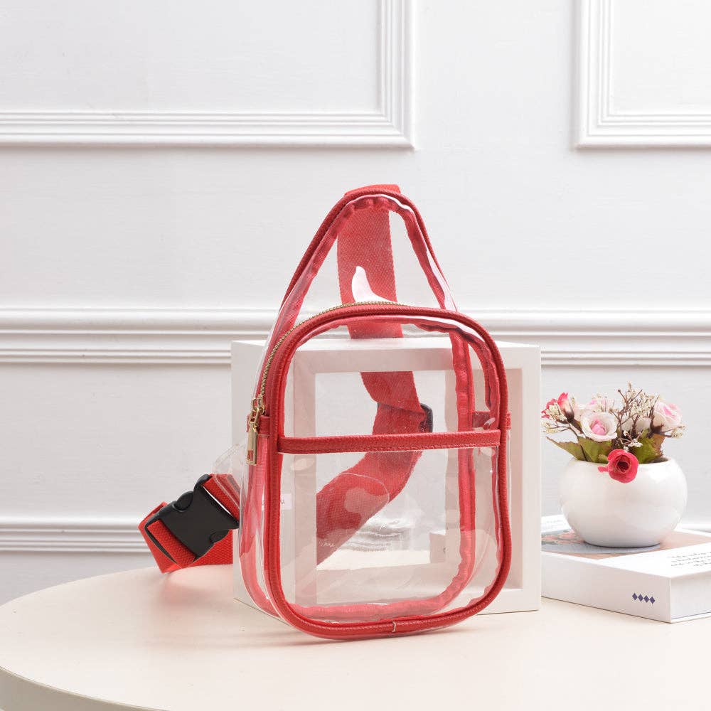 Slim Size Clear Sling Bag