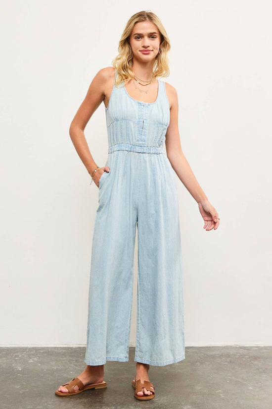 Skyline Chic Denim Jumpsuit