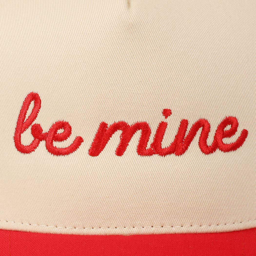 Be mine Embroidered Two-Tone Hat