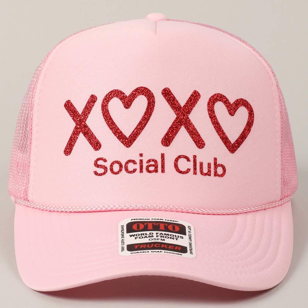 Heart XOXO Trucker Hat