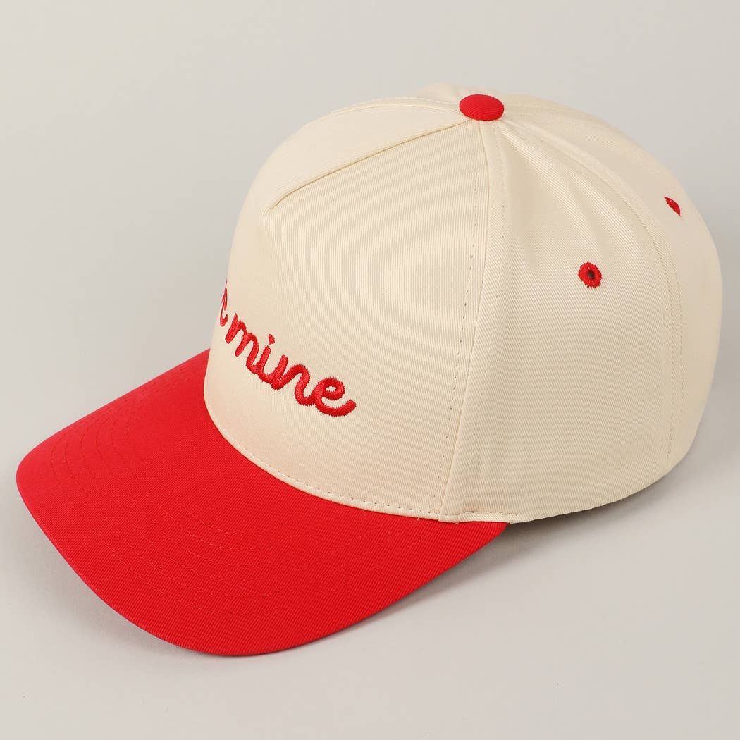 Be mine Embroidered Two-Tone Hat