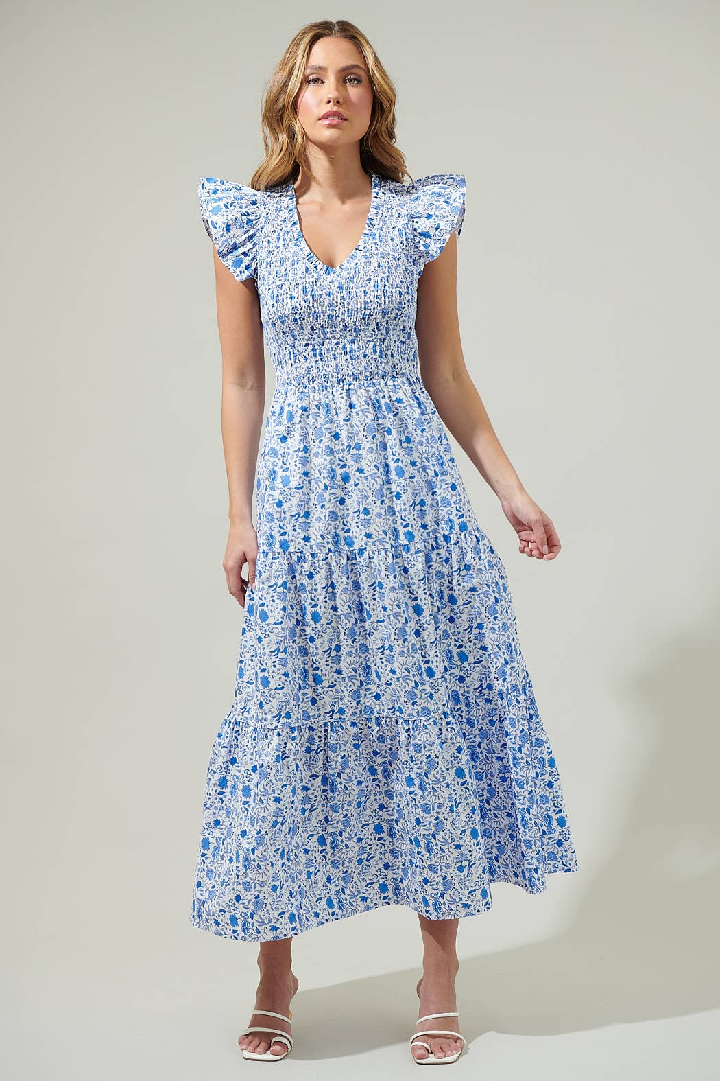 Luray Floral Midi Dress