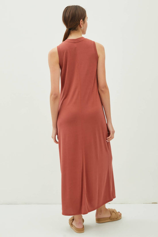 Jersey Knit Maxi Dress