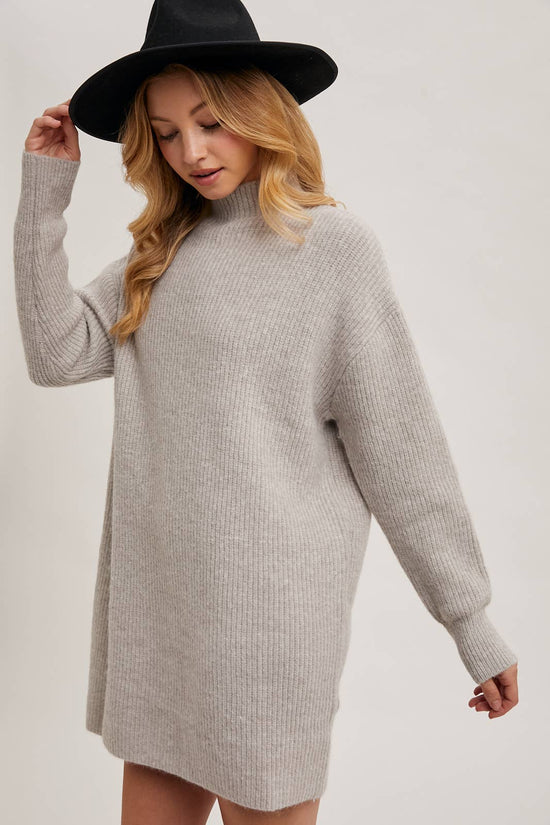 Frosted Knit Mini Dress