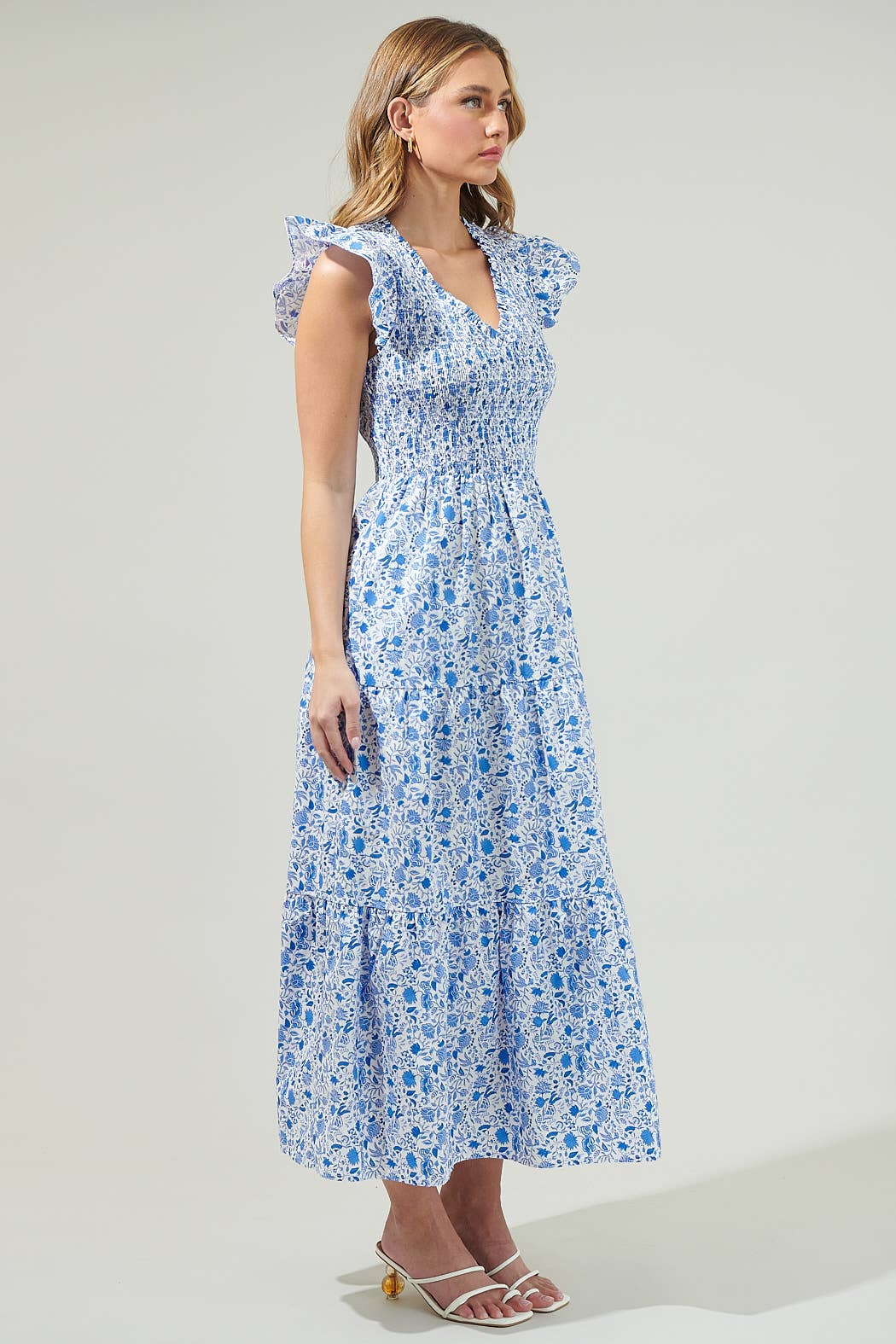 Luray Floral Midi Dress