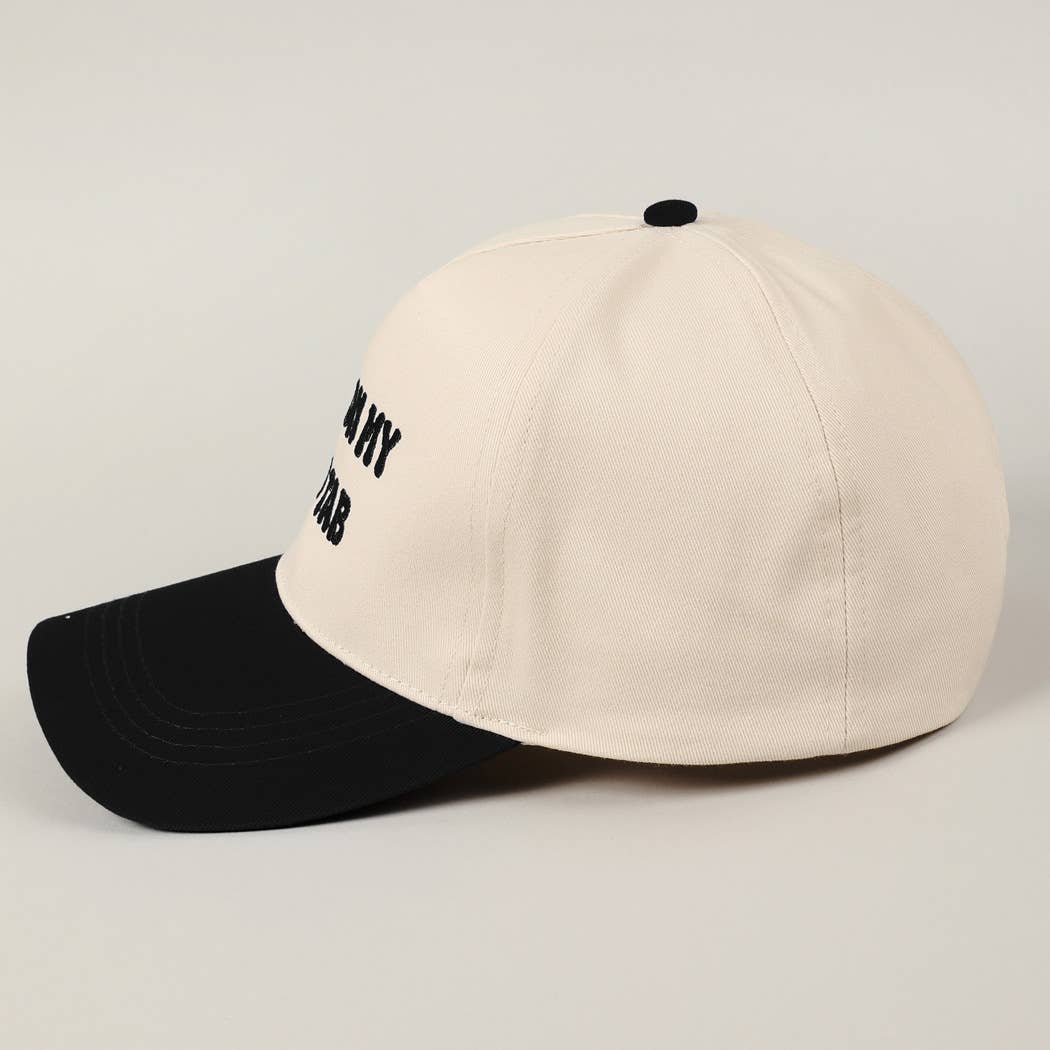 Put It On My Dad's Tab Embroidered Two-Tone Hat