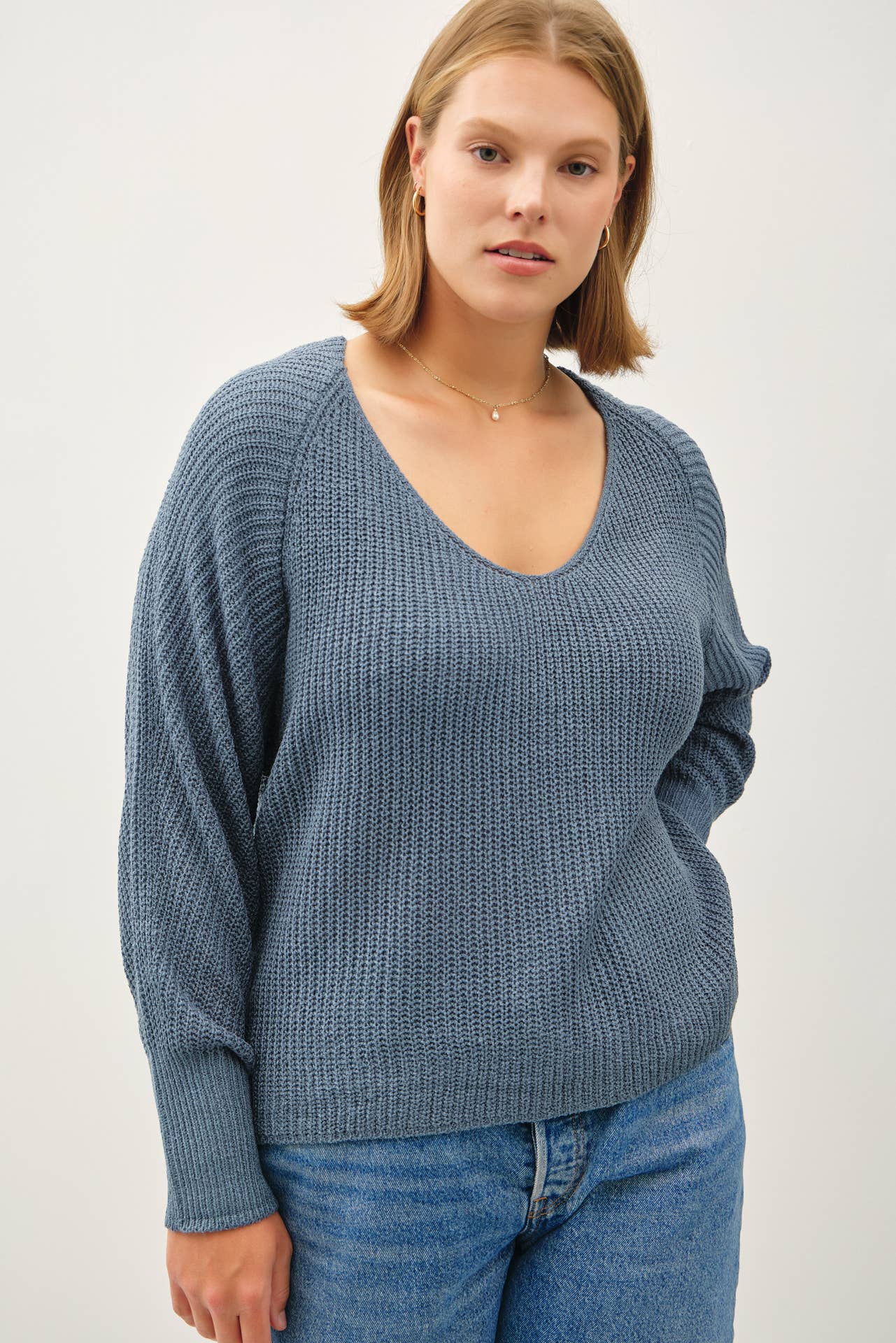 Curvy Raglan Sweater