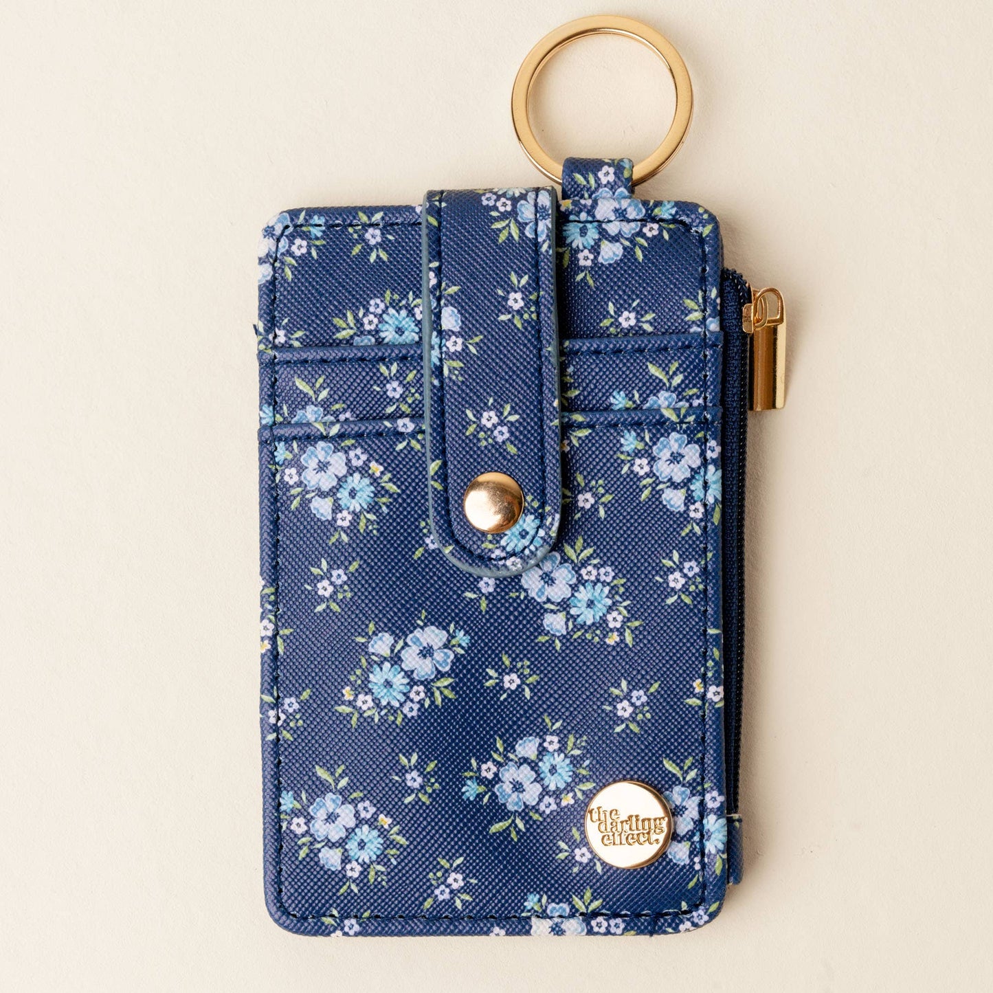 Keychain Wallet-Endless Daydream Navy