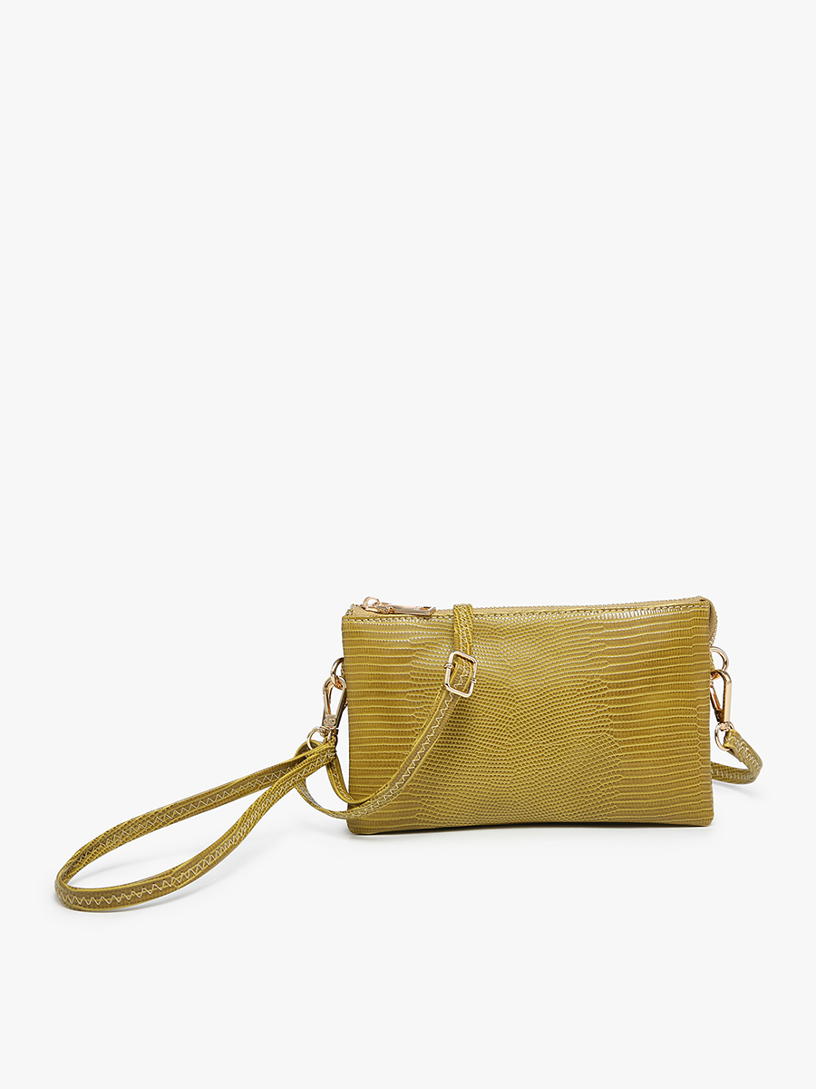 Riley Lizard Crossbody/Wristlet