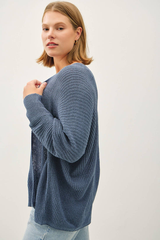 Curvy Dolman Sleeve Open Cardigan