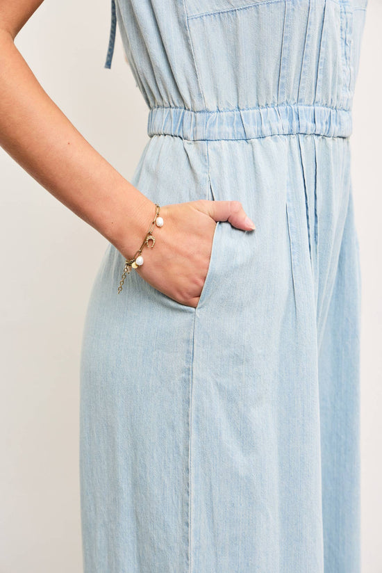 Skyline Chic Denim Jumpsuit