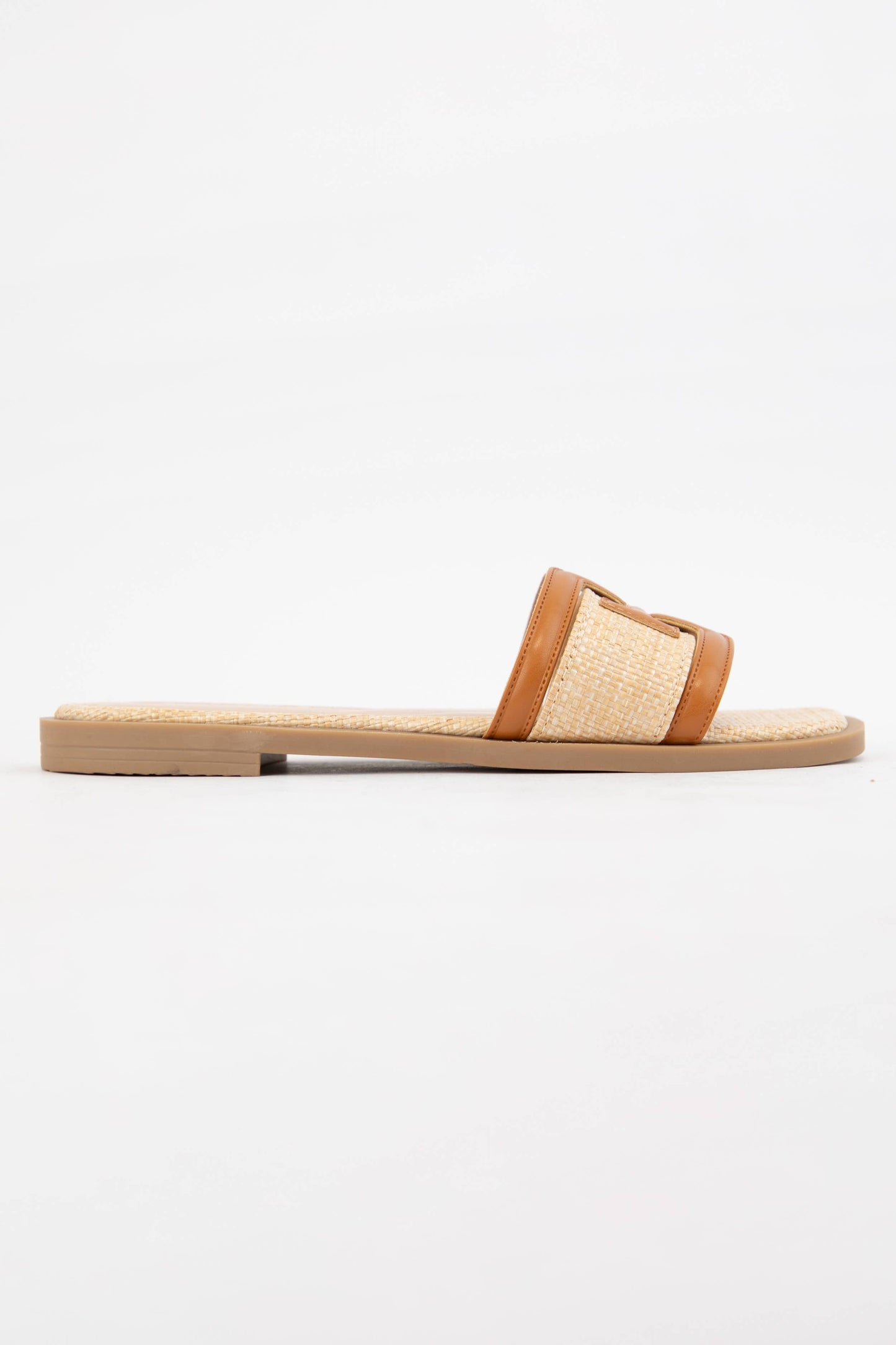 Raffia Slip-On Sandal