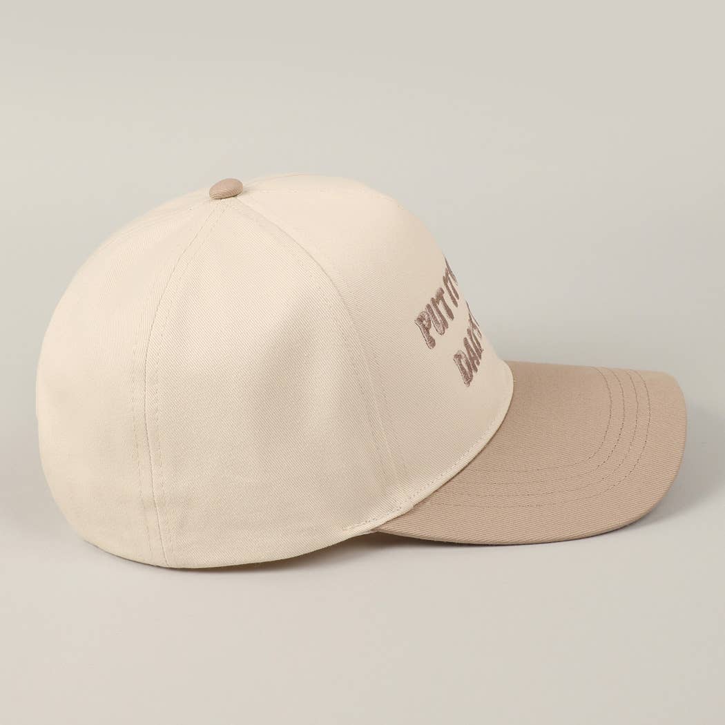 Put It On My Dad's Tab Embroidered Two-Tone Hat