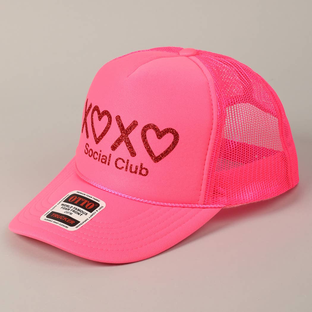 Heart XOXO Trucker Hat