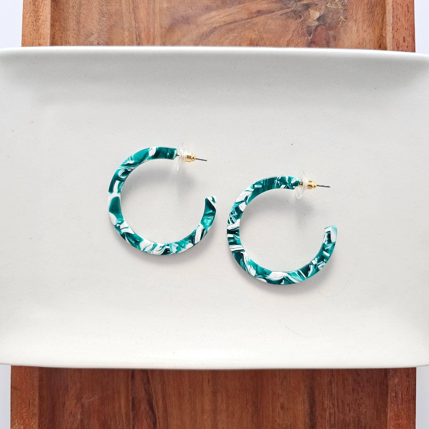 Camy Hoops - Sea Green // Spring, Summer, Mother's Day - HERS