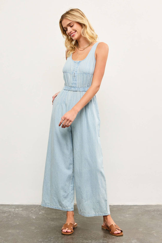 Skyline Chic Denim Jumpsuit