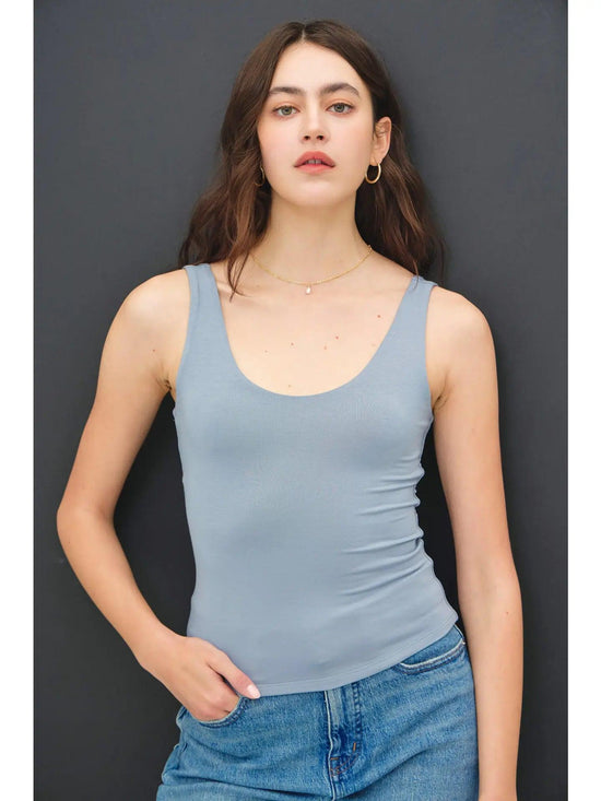 Basic Scoop Neck Tank - HERS