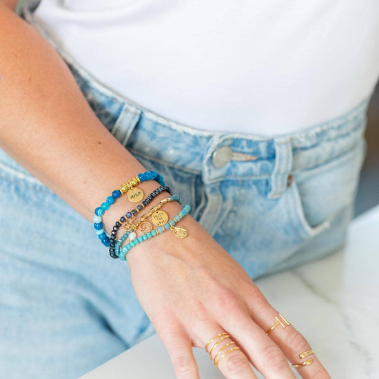 Sanddollar Crystal Pulley Bracelet