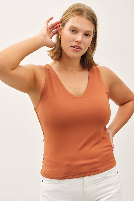 Plus V-Neck Tank