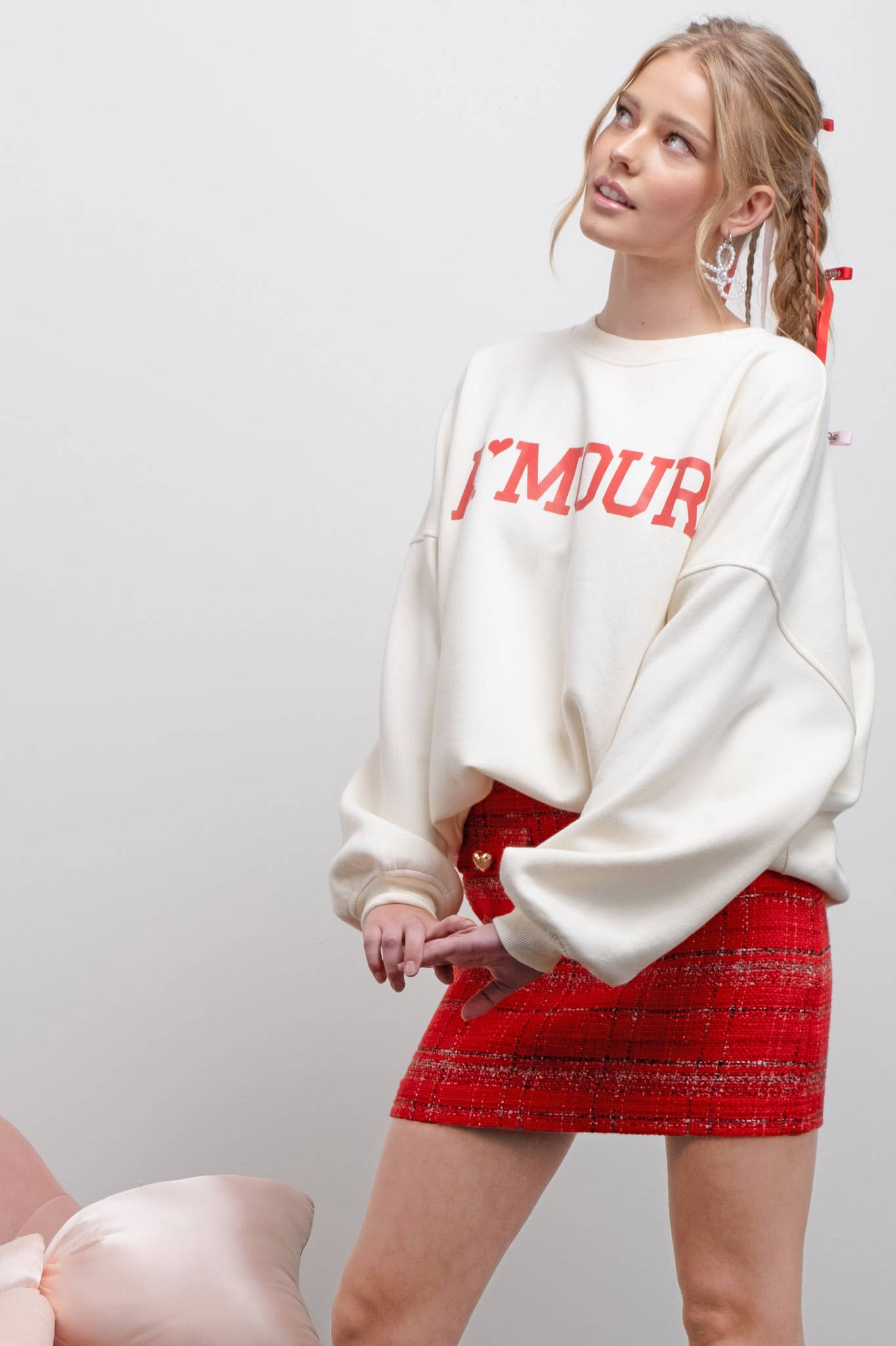 A'mour Crew Neck Sweatshirt