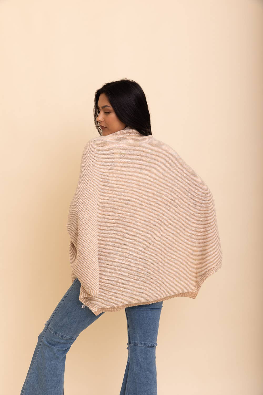 Luxe Knit Cocoon Shawl