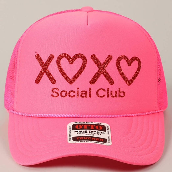 Heart XOXO Trucker Hat