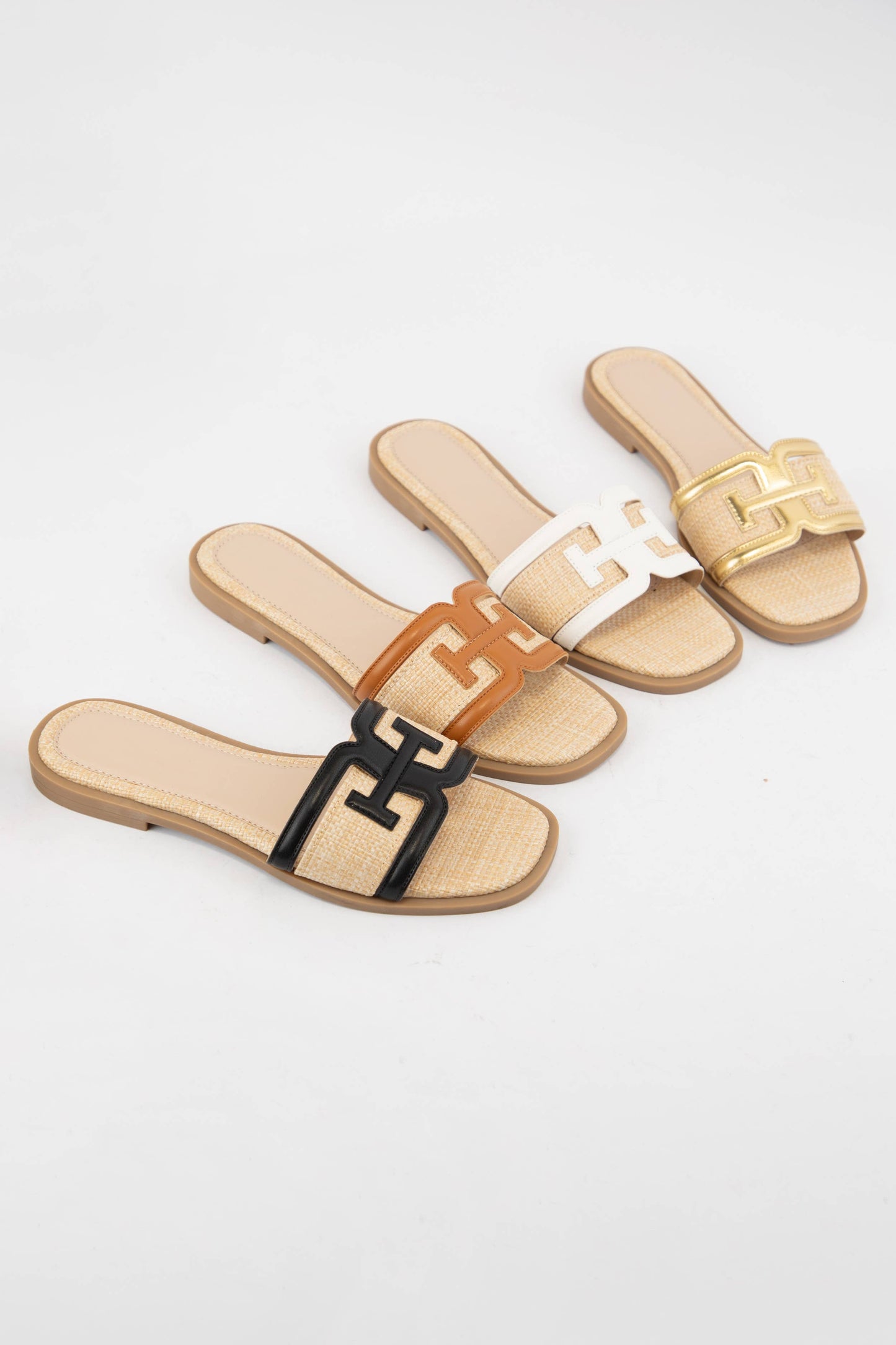 Raffia Slip-On Sandal