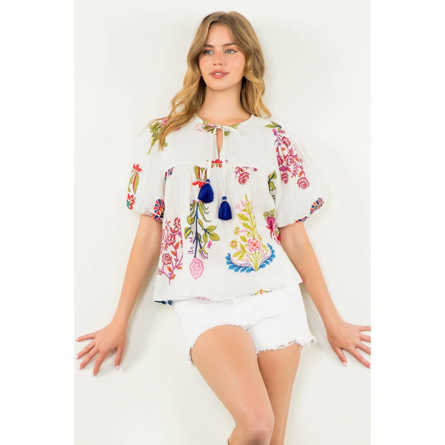 THML Garden Tassel Top