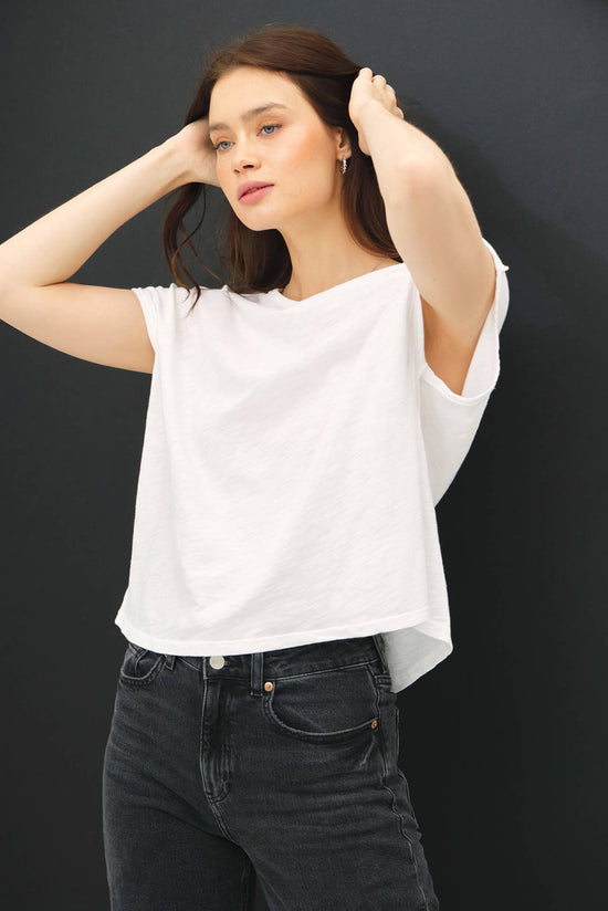 Exposed Seam Boxy Muscle Tee