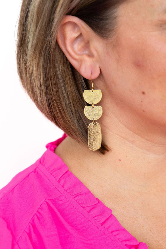 Elizabeth Earrings - Gold