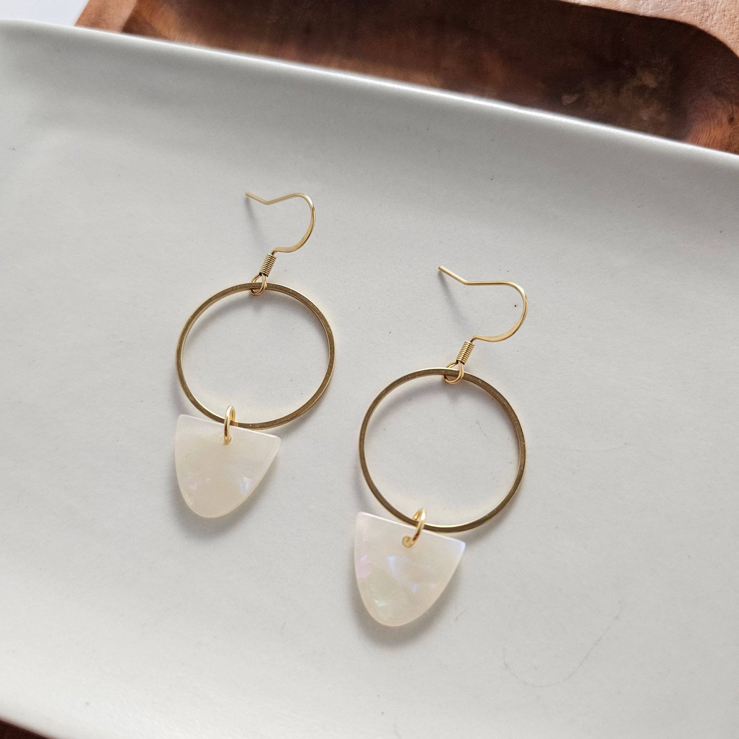 Iris Earrings - Iridescent // Spring, Summer, Mother's Day