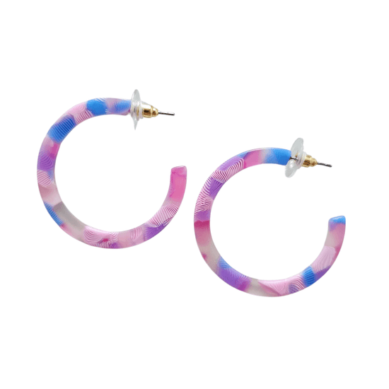 Camy Hoops - Cotton Candy - HERS