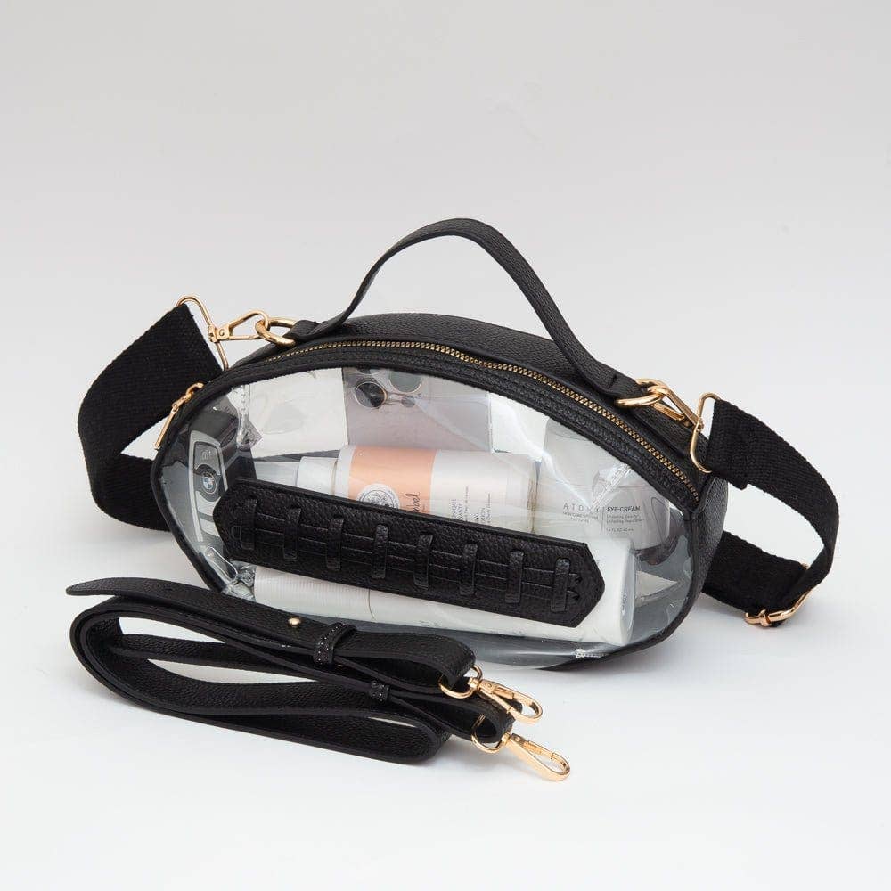 Clear Gameday Football Crossbody Bag