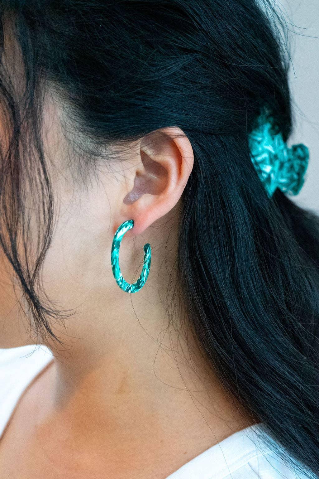 Camy Hoops - Sea Green // Spring, Summer, Mother's Day - HERS