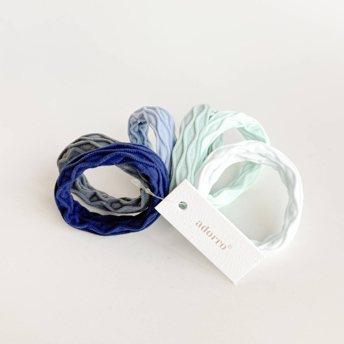 Coastal Wavy Seamless Hair Ties (Set of 6)