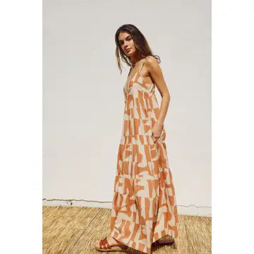 Sun Bleached Tiered Maxi