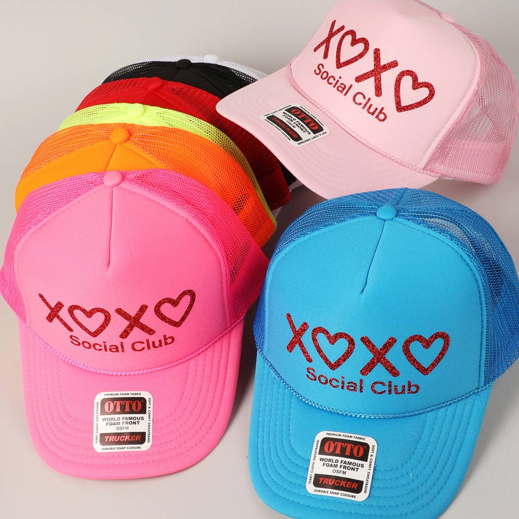 Heart XOXO Trucker Hat