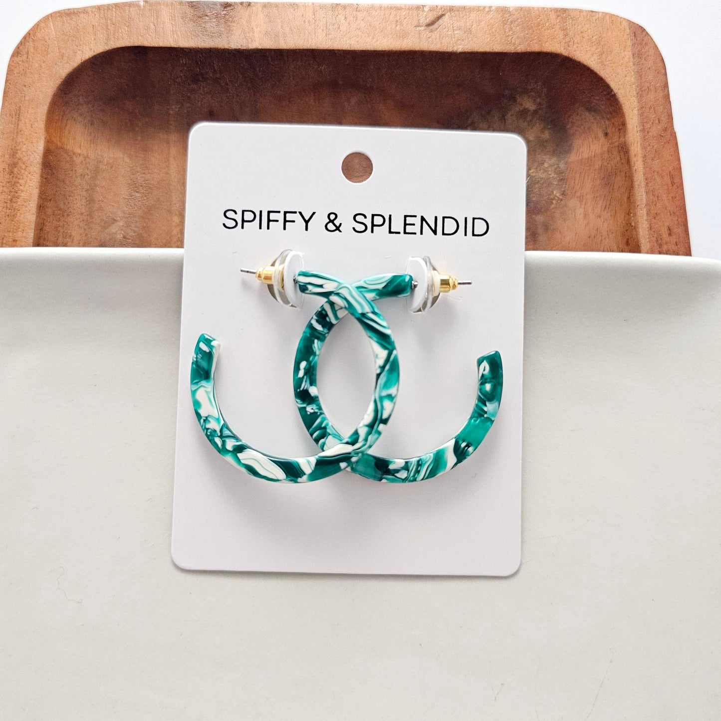 Camy Hoops - Sea Green // Spring, Summer, Mother's Day - HERS