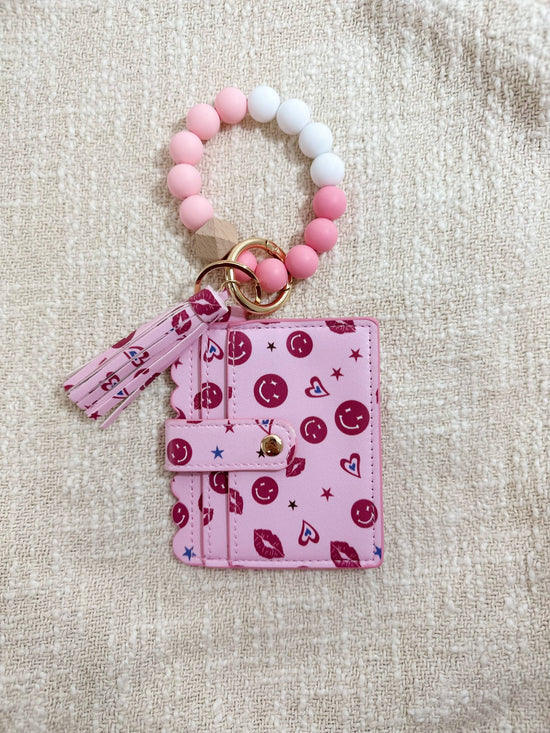 Silicone Beaded Stretch Wallet