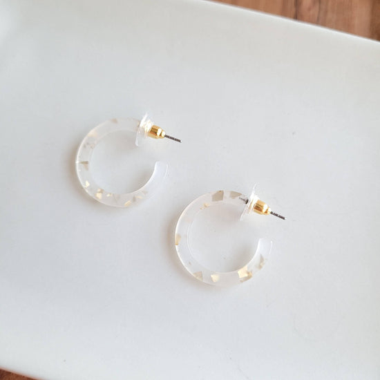 Cam Mini Hoops - Gold Flake - HERS