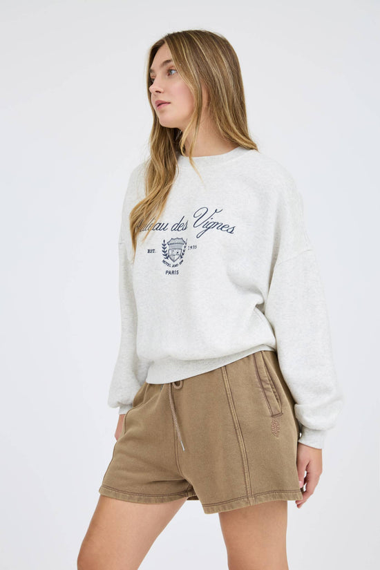 Paris Embroidered Crewneck