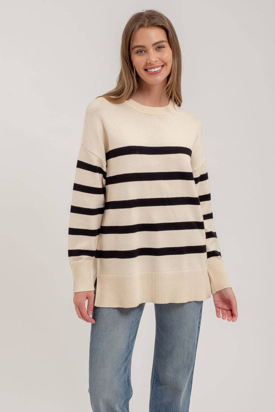 Laid Back Lines Sweater