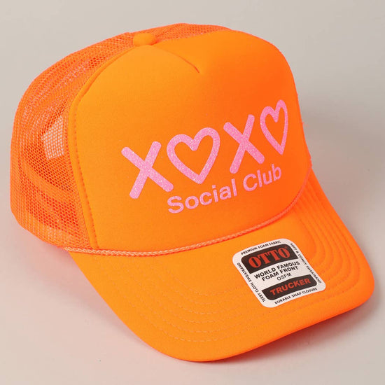 Heart XOXO Trucker Hat