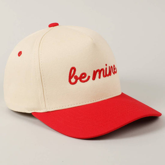 Be mine Embroidered Two-Tone Hat