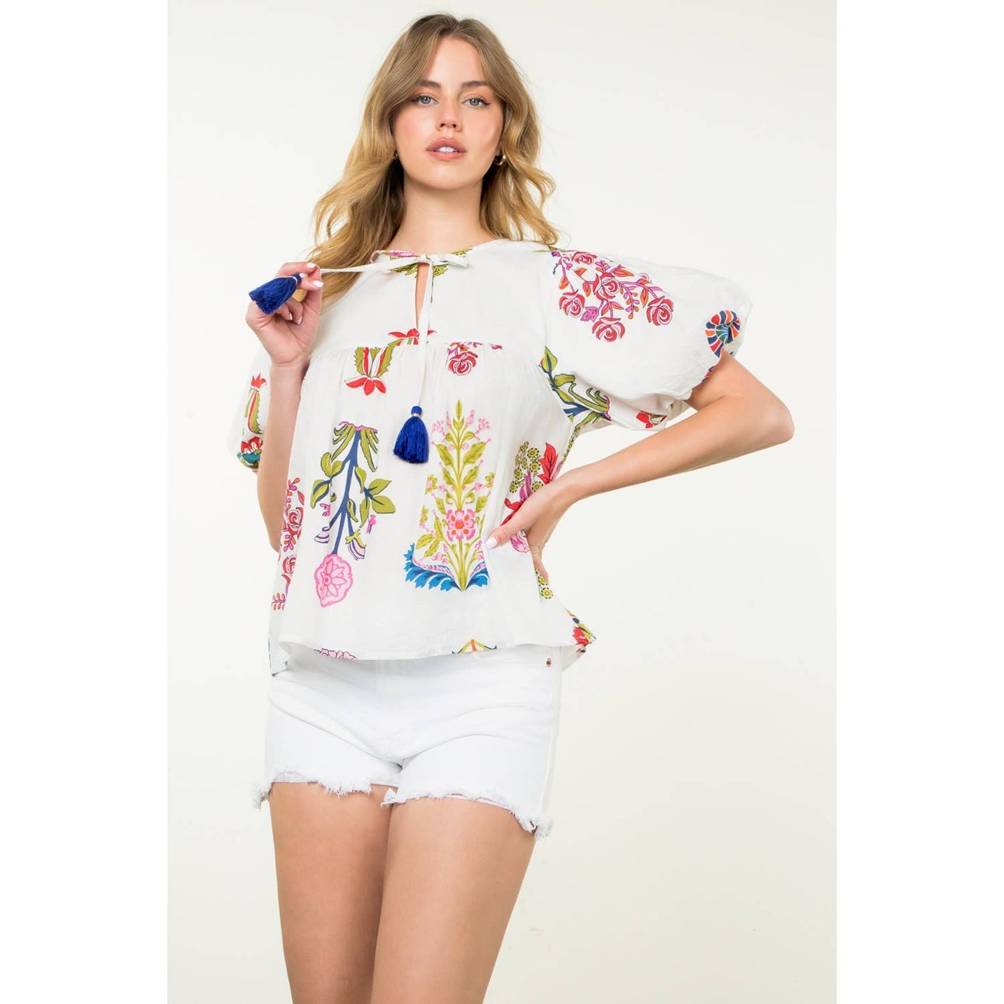 THML Garden Tassel Top